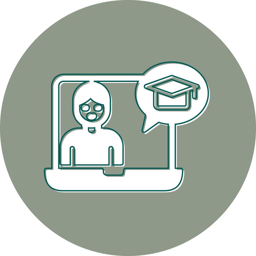 Online Learning Vector Icon