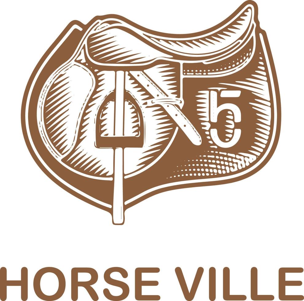 Horse Ville Logo Vector File