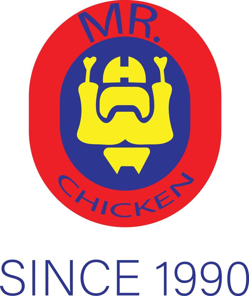 señor pollo logo vector archivo