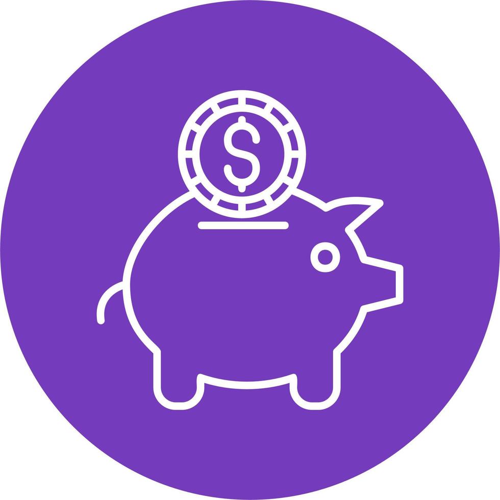 Piggy Bank Vector Icon