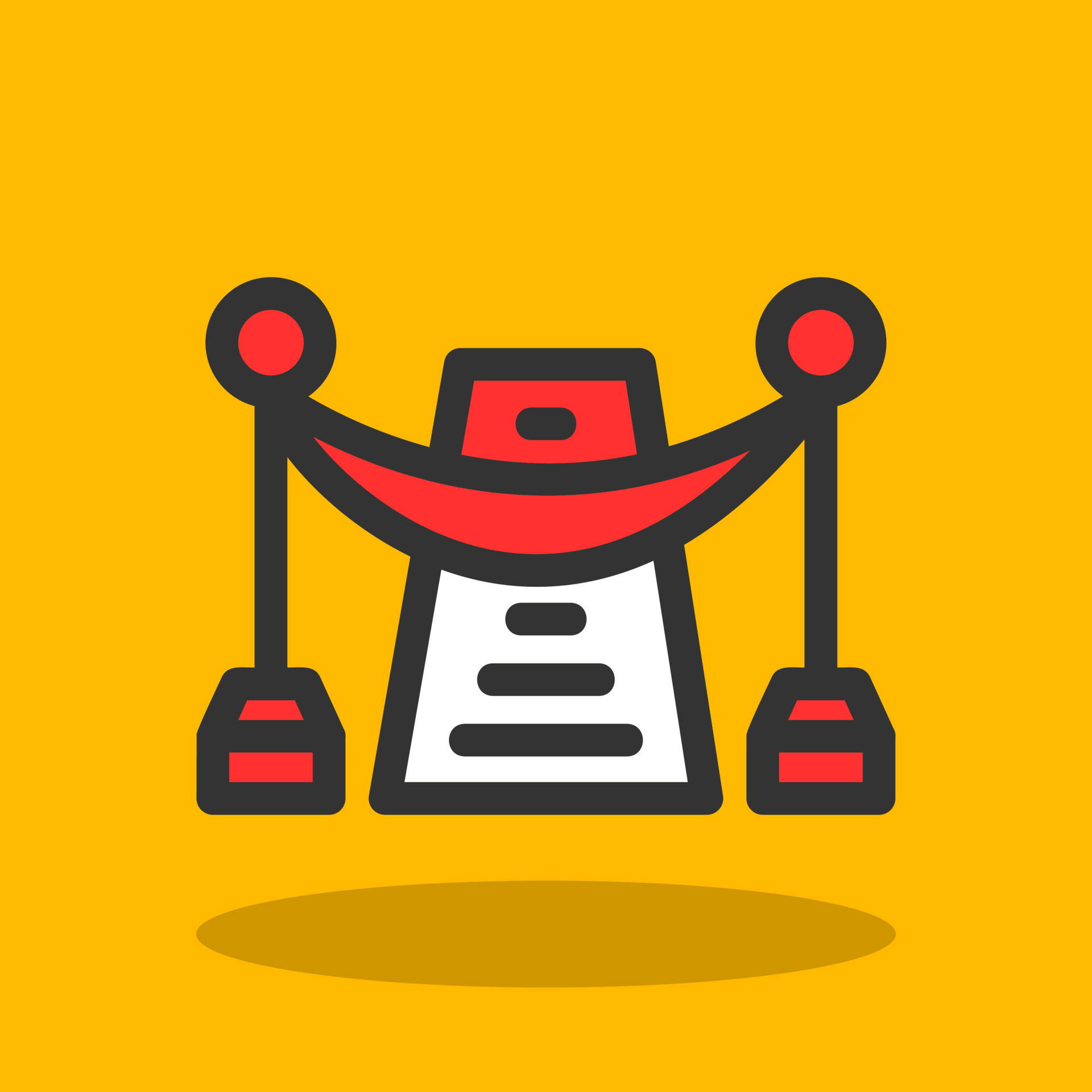 Red Carpet Vector Icon Design 20404055 Vector Art at Vecteezy