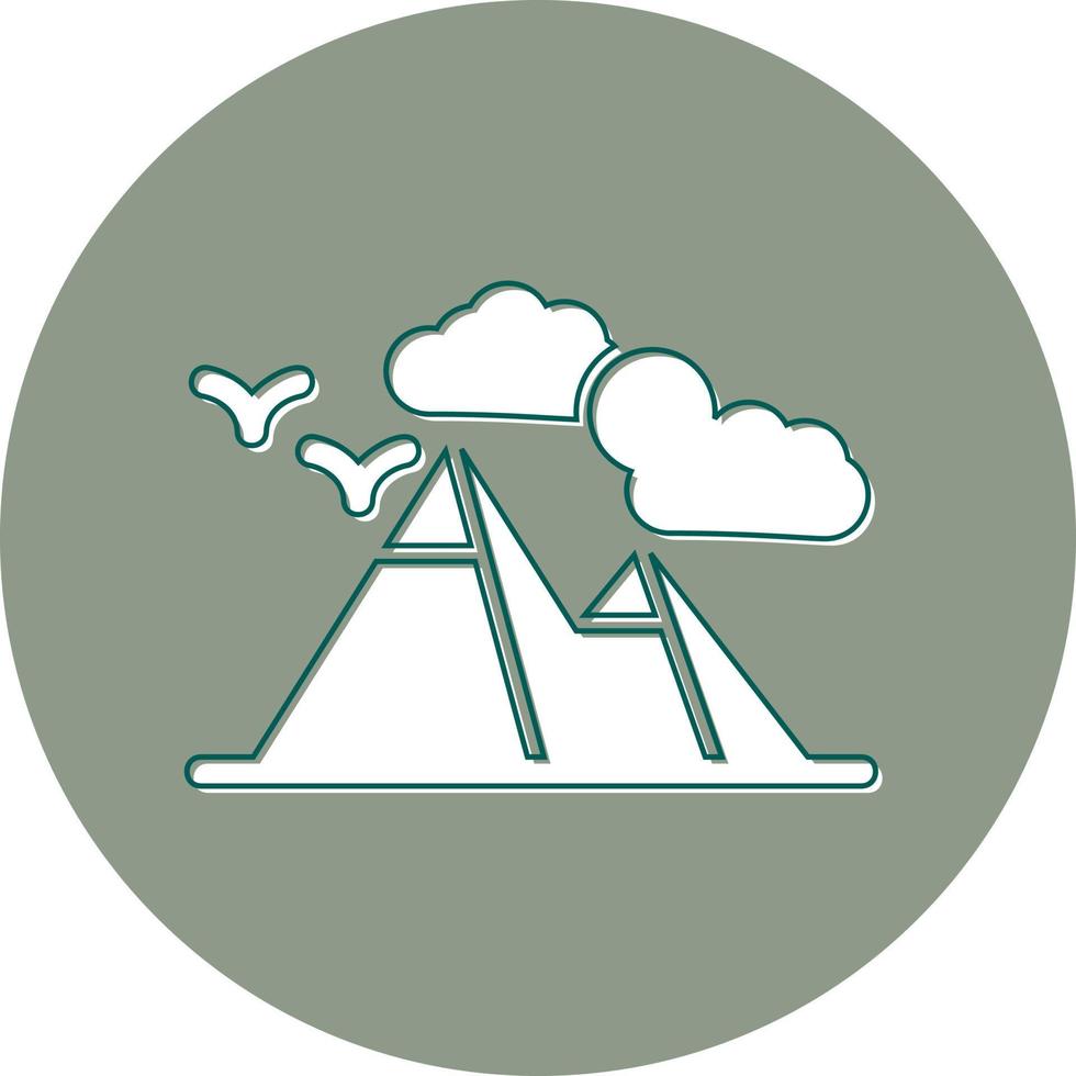 Pyramids Vector Icon