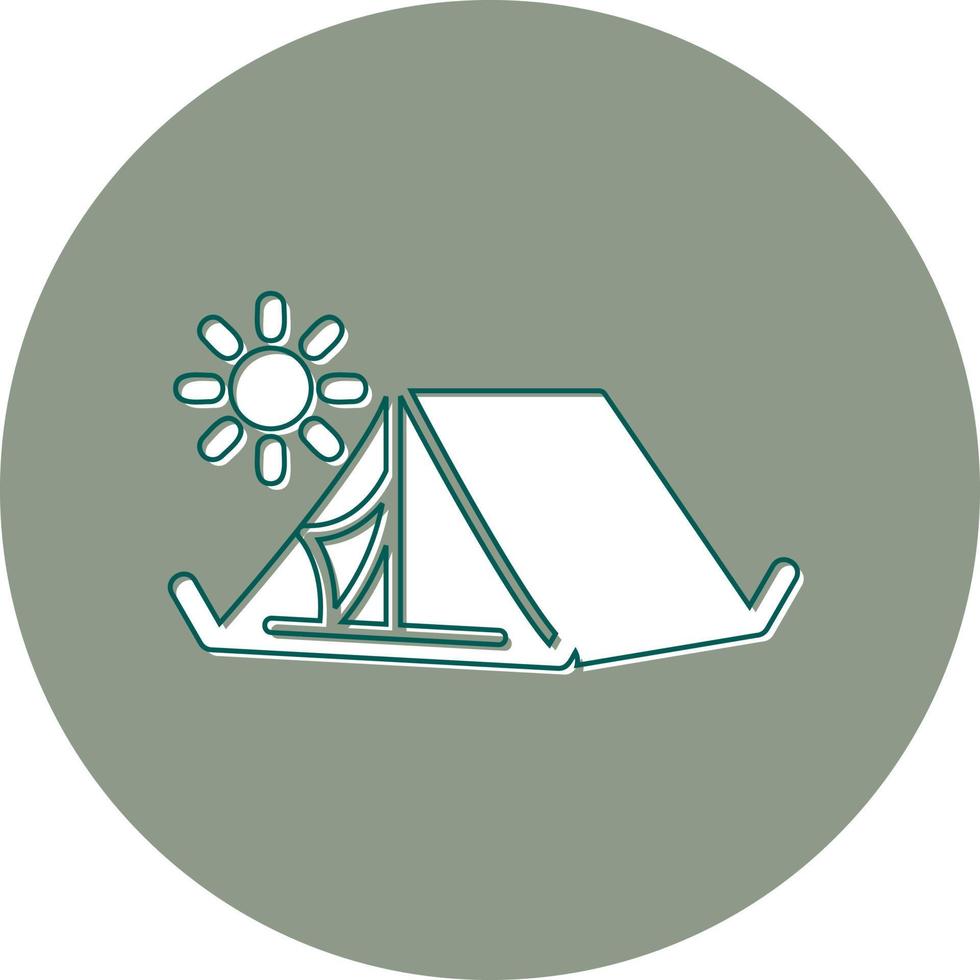 Desert Tent Vector Icon