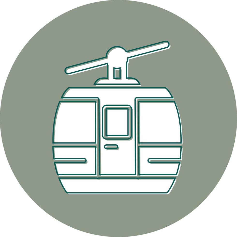 Cable Car Vector Icon