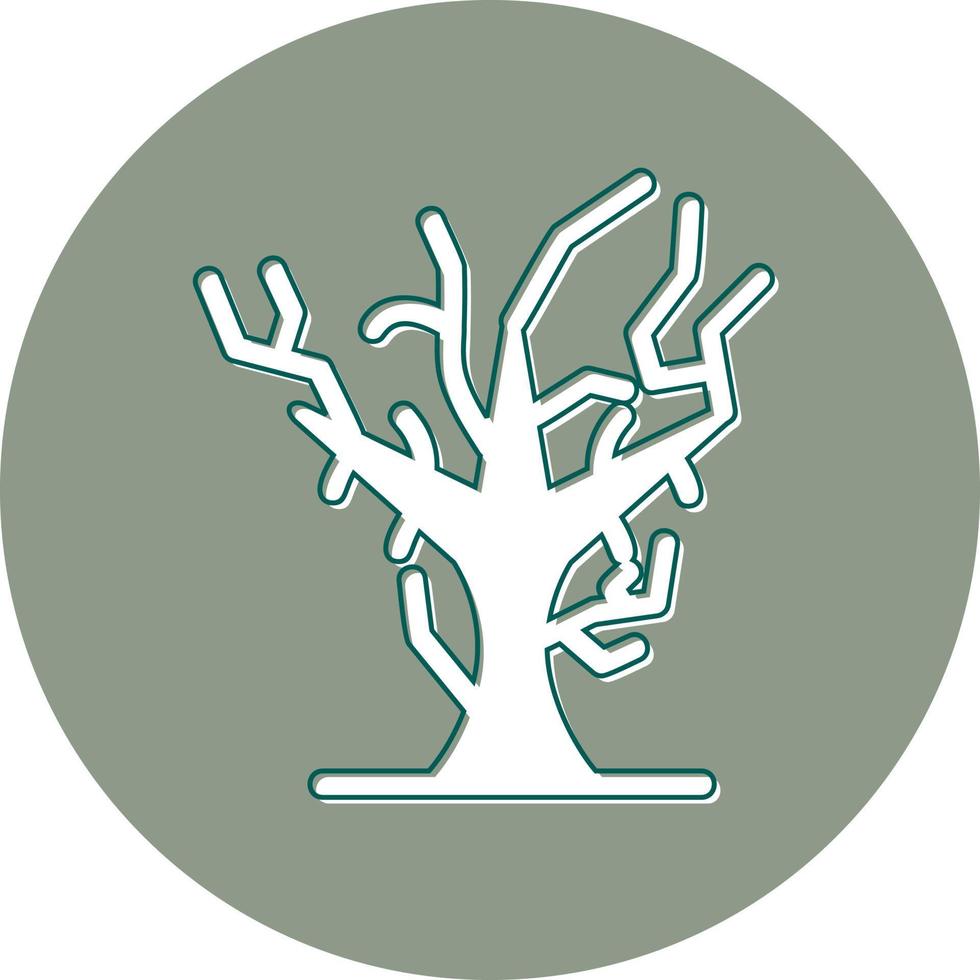 Dry Tree Vector Icon