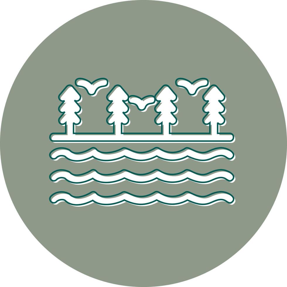 River Vector Icon