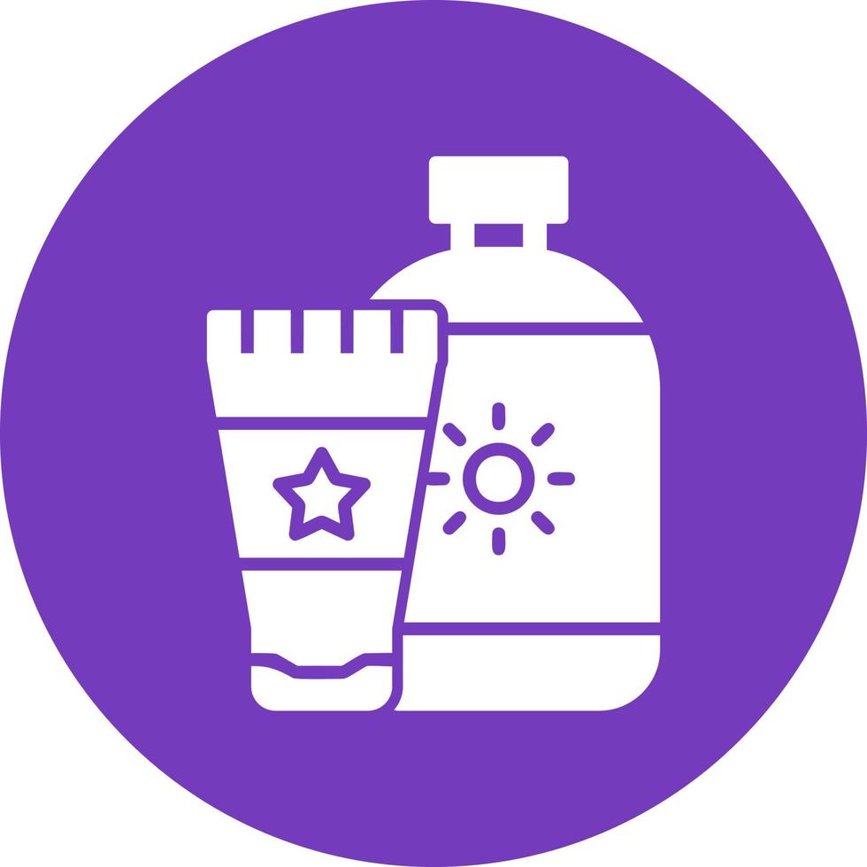 Sunscreen Vector Icon