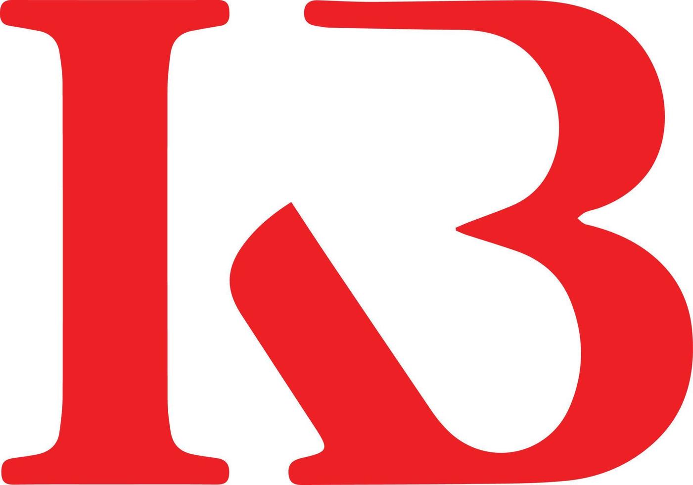 kb letras logo vector archivo