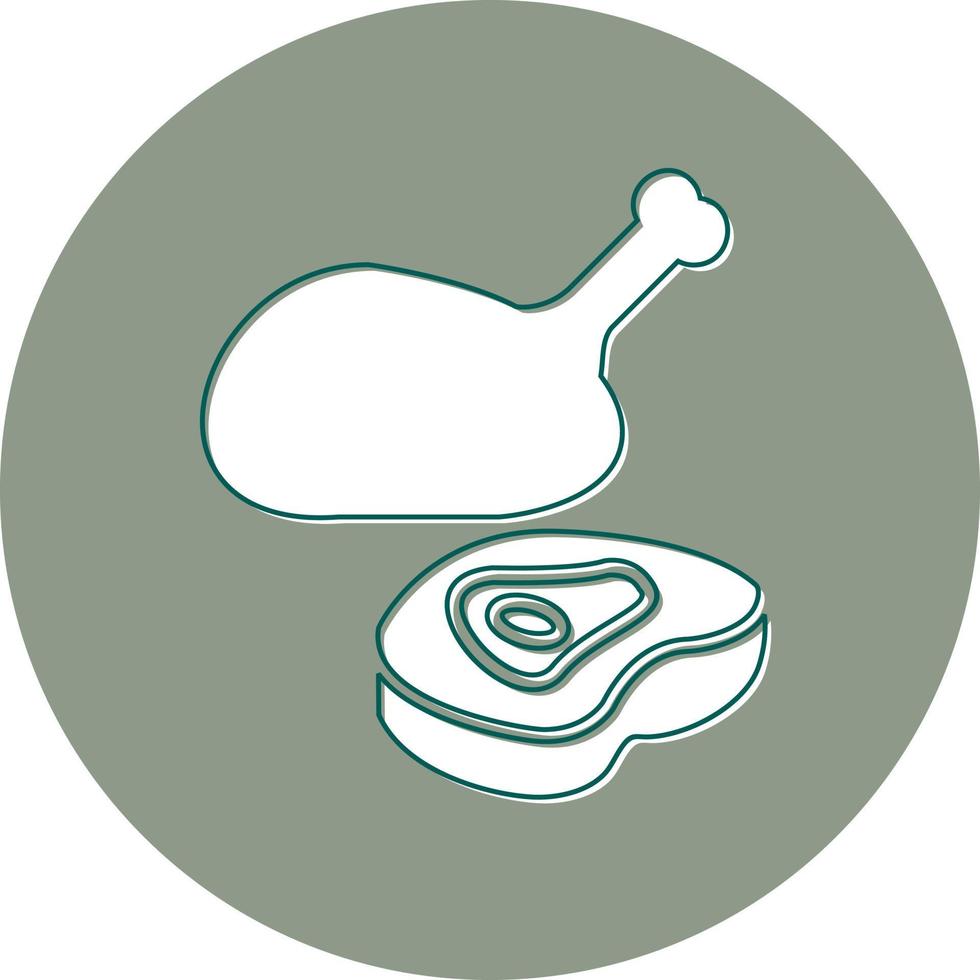 Meat Vector Icon