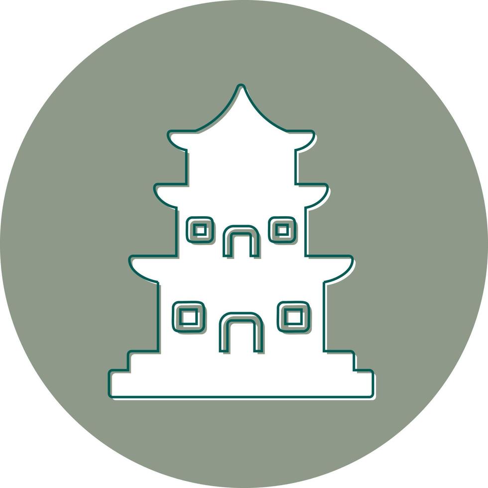 icono de vector de templo