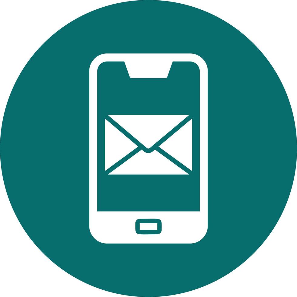 Phone Message Vector Icon