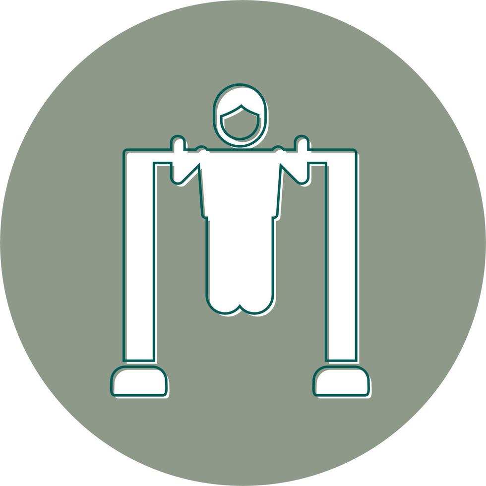 Pull Up Bar Vector Icon
