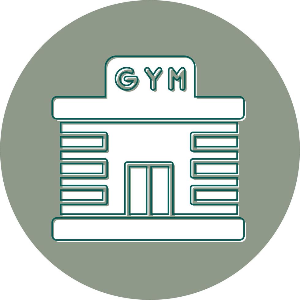 icono de vector de gimnasio