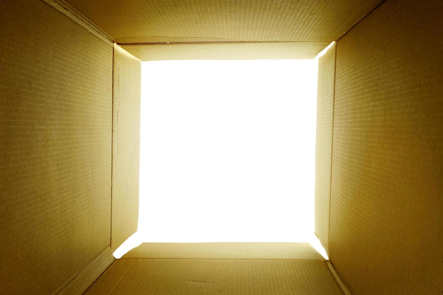 open empty carton box photo