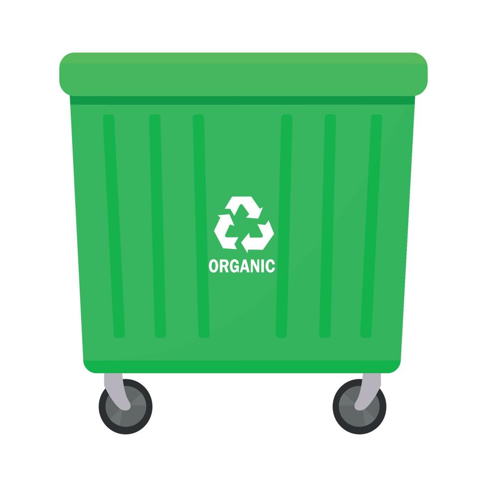 Vector illustration of Trash Bin