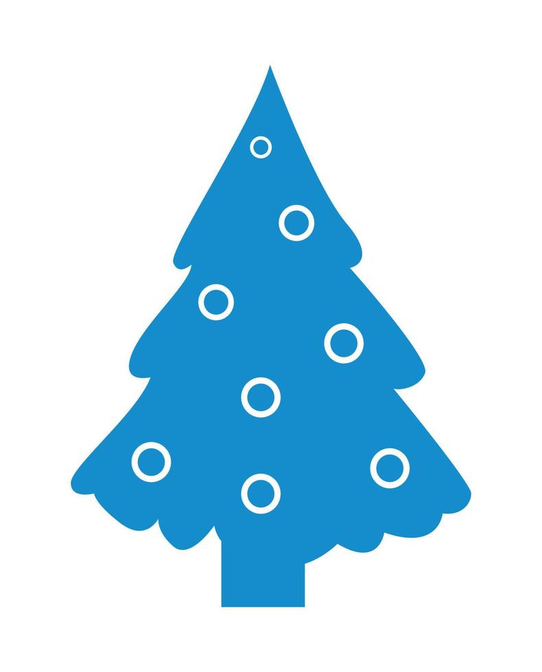 Vector illustration of christmas tree
