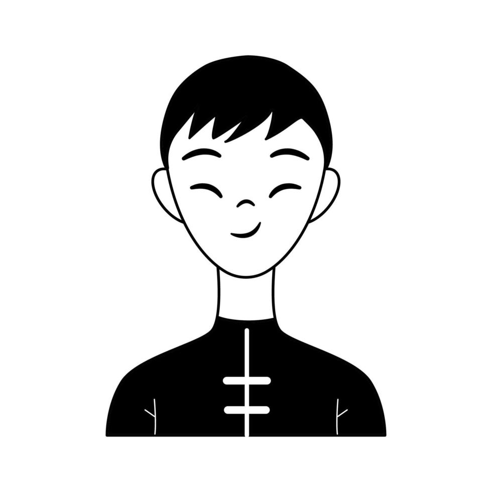 ilustración vectorial del hombre avatar vector