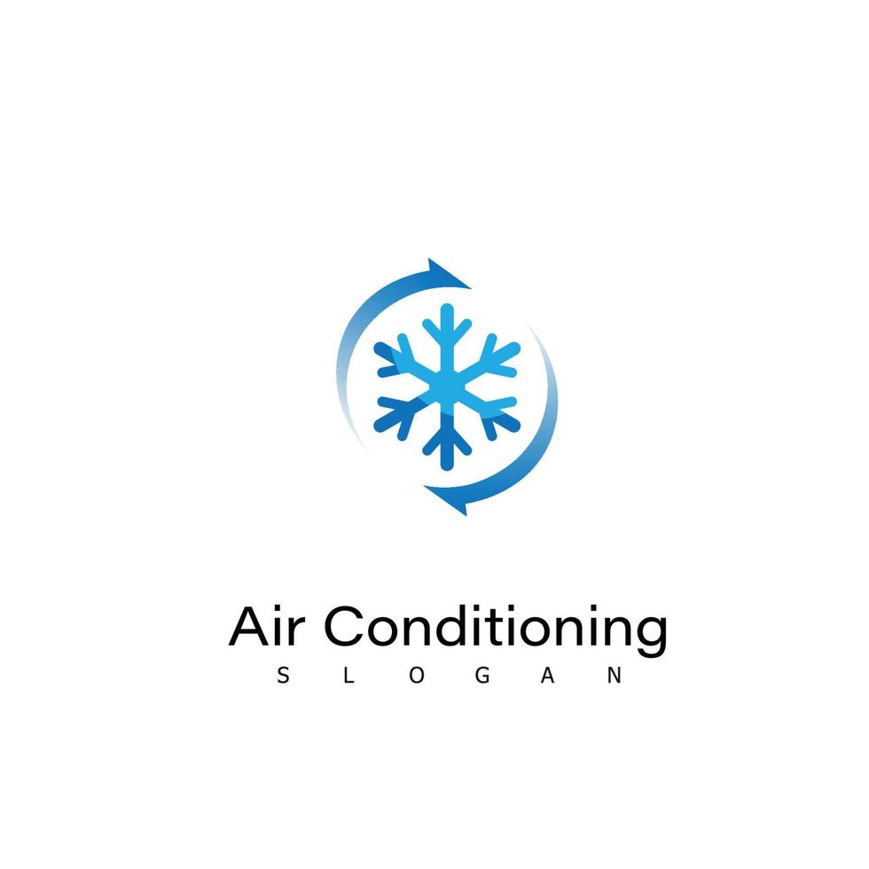 air conditioning cool fan temprature isolated technology vector