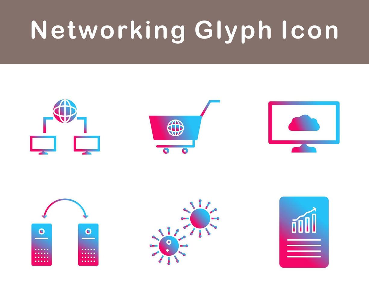 Networking Vector Icon Set