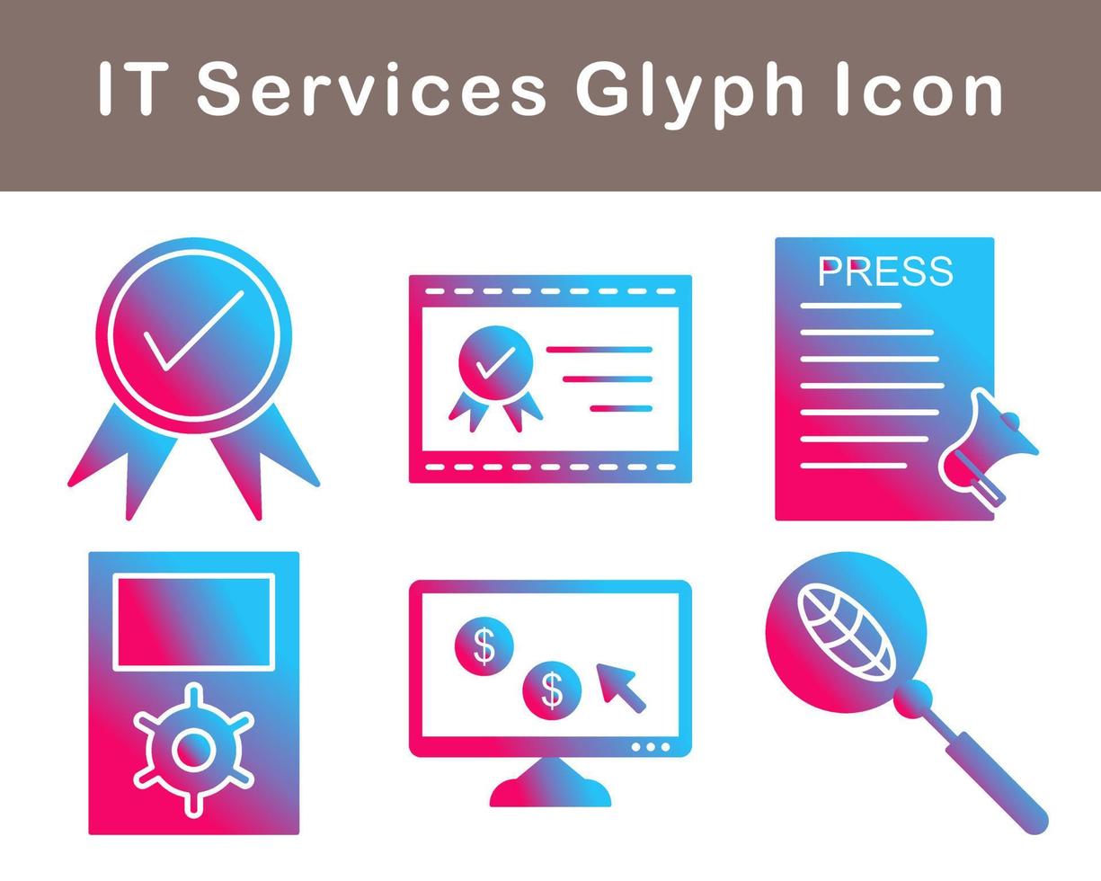 IT Services Vector Icon Set