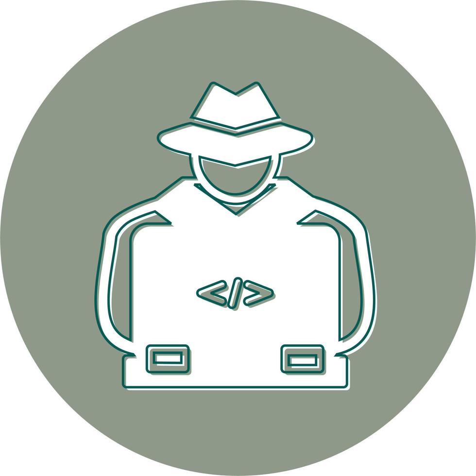 Hacker Vector Icon