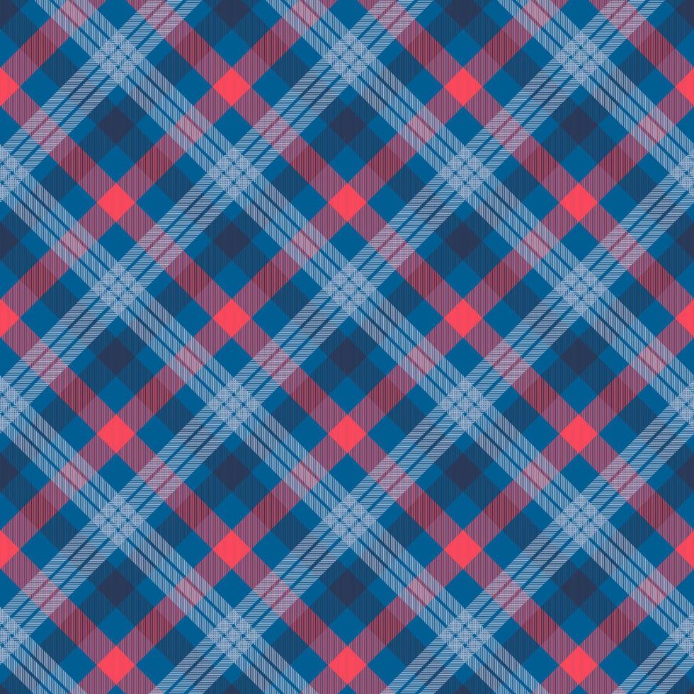 Tattersall material color seamless vector pattern