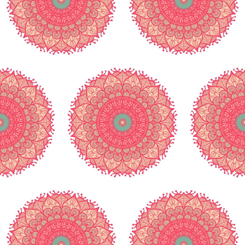 Mandala Seamless Pattern vector