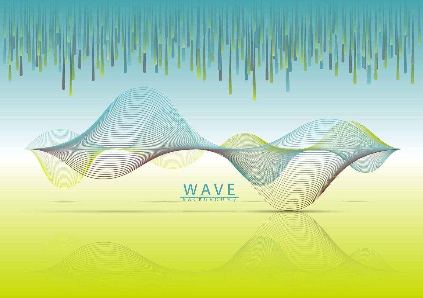 Curved smooth tape Design, Wave of colored lines, Abstract Background. vector illustration.