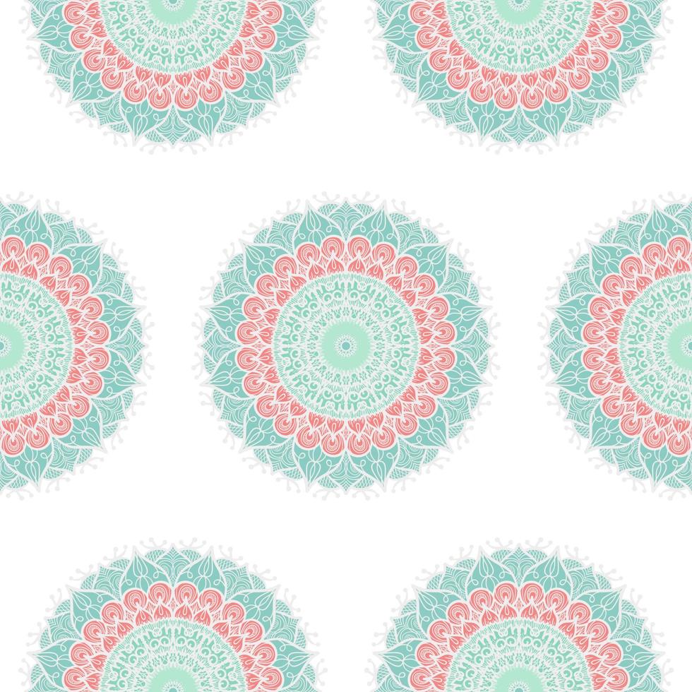 Mandala Seamless Pattern vector