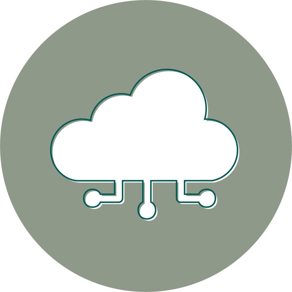 Cloud Computing Vector Icon