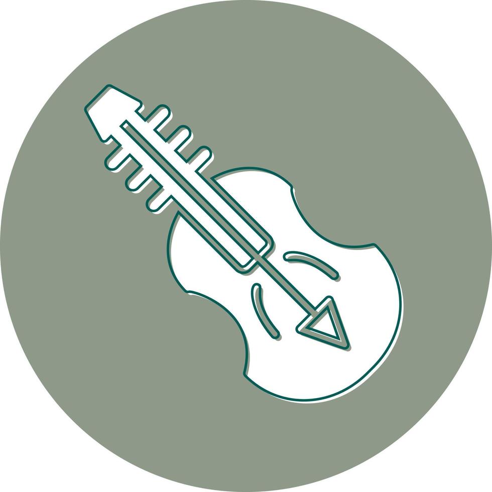 icono de vector de violín