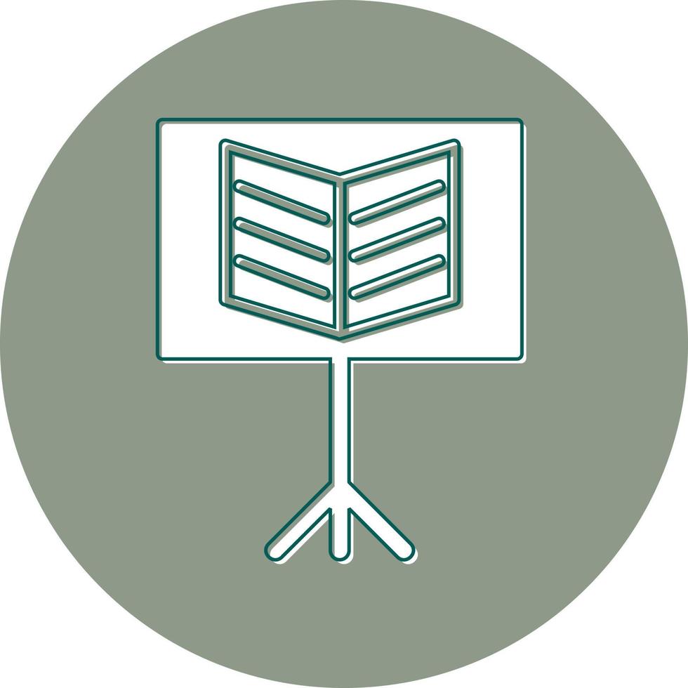 Music Stand Vector Icon