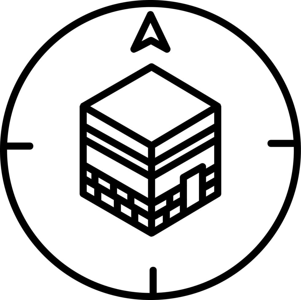 Qibla Finder Vector Icon