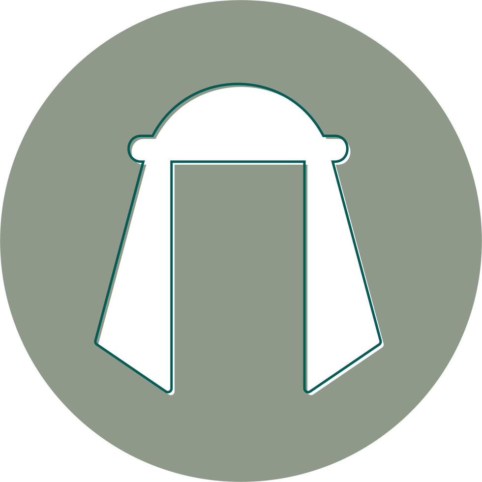 Muslim Scarf Vector Icon