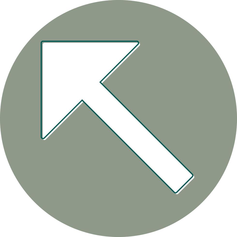 Upper Left Arrow Vector Icon