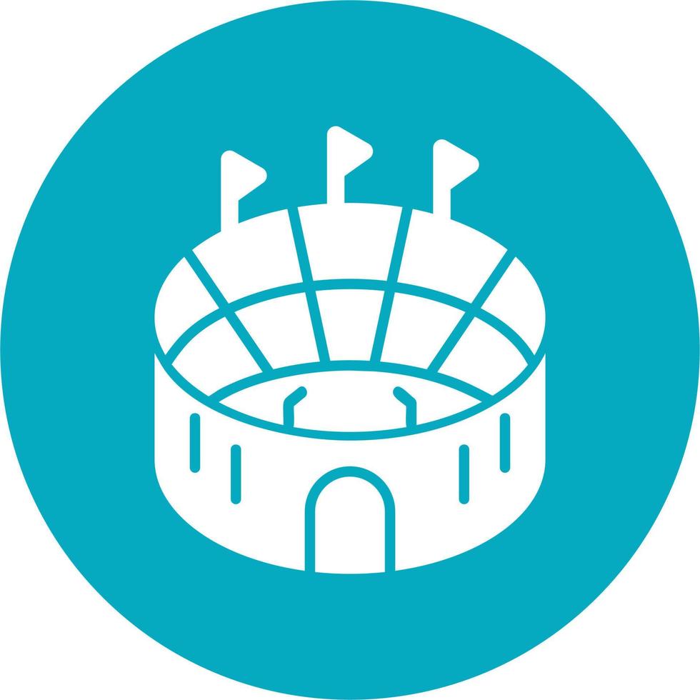 icono de vector de estadio