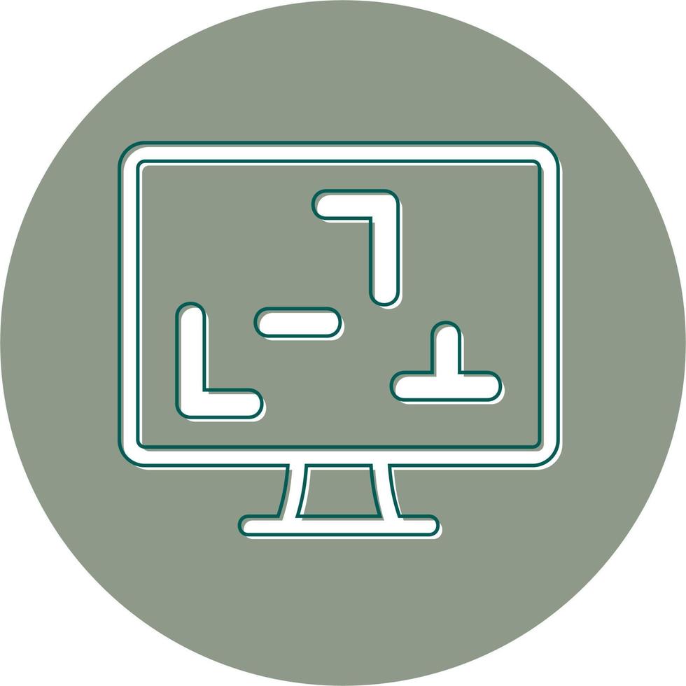 Play Game On Pc Vector Icon