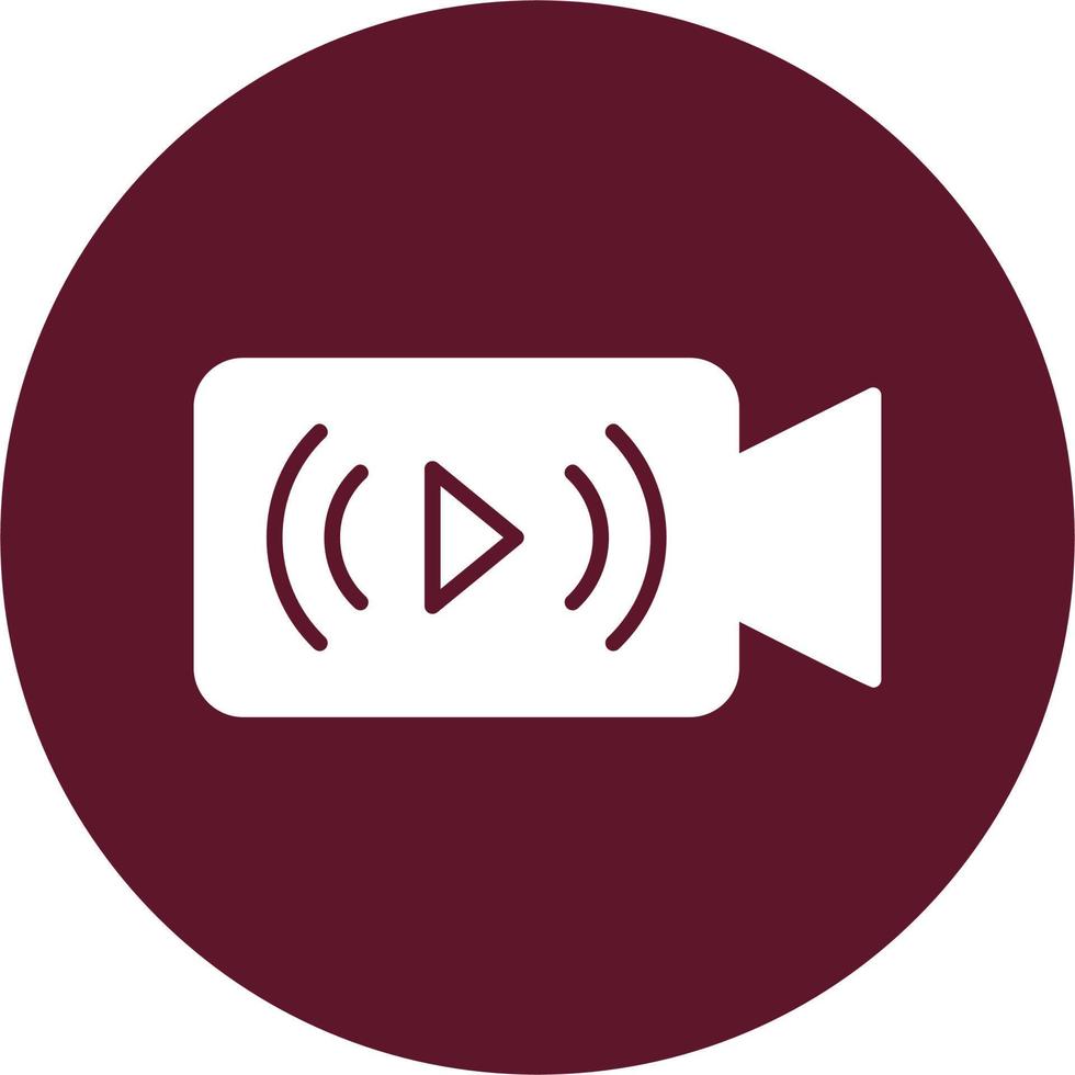 Live Stream Vector Icon