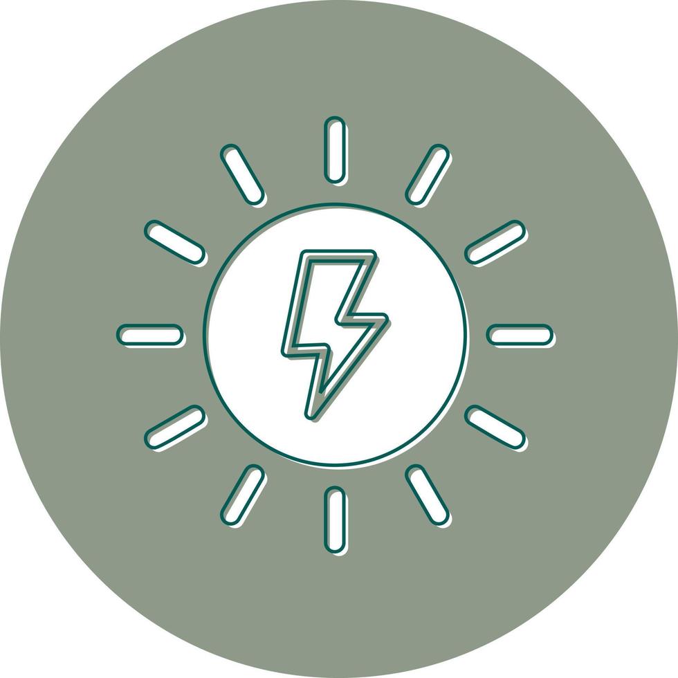 Solar Power Vector Icon