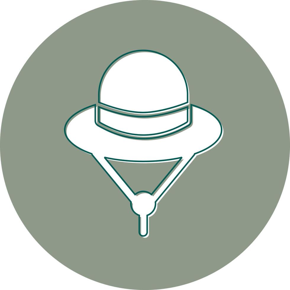 icono de vector de sombrero