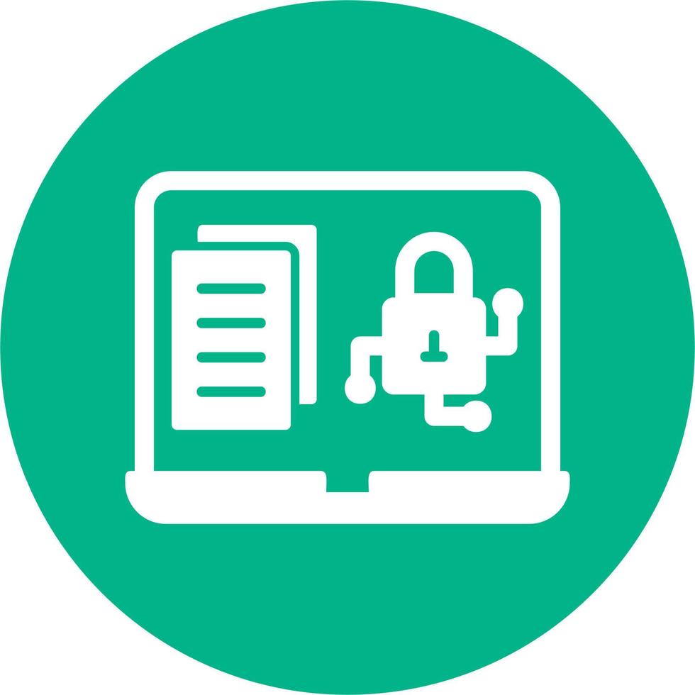 Encrypted Data Vector Icon