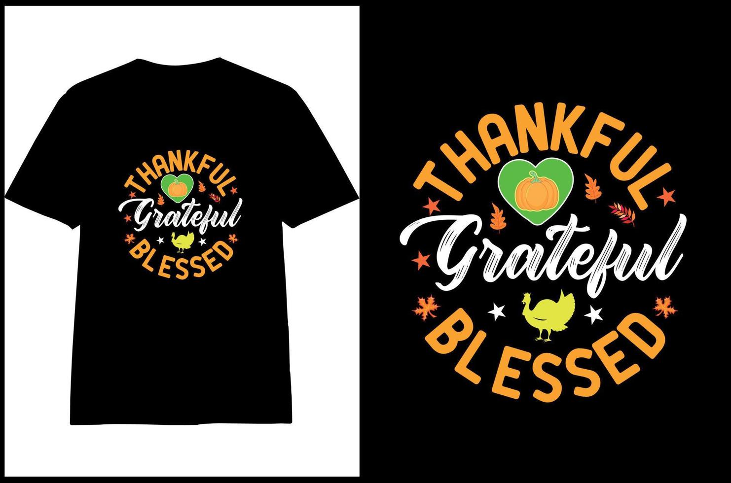 Thanks giving t shirt design vector