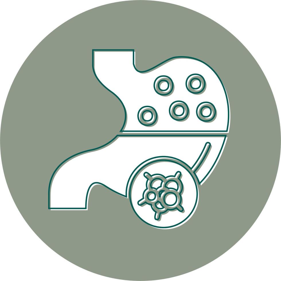 Stomach Cancer Vector Icon