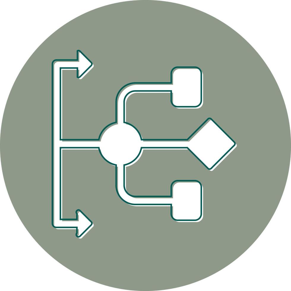 Flowchart Vector Icon