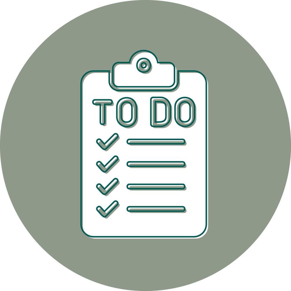 To Do List Vector Icon