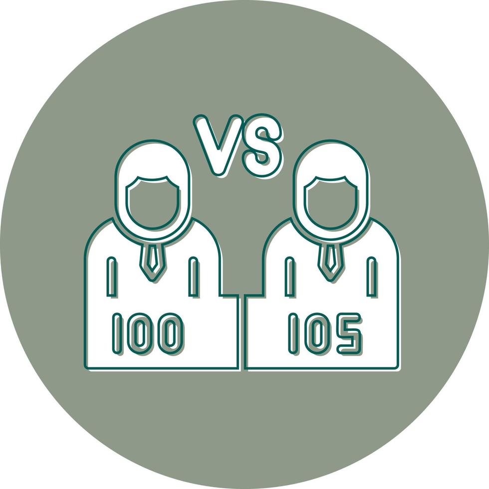 Candidates Poll Vote Vector Icon