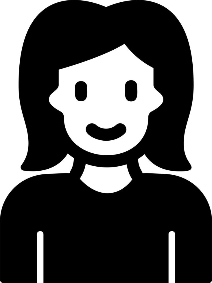 icono de vector de mujer