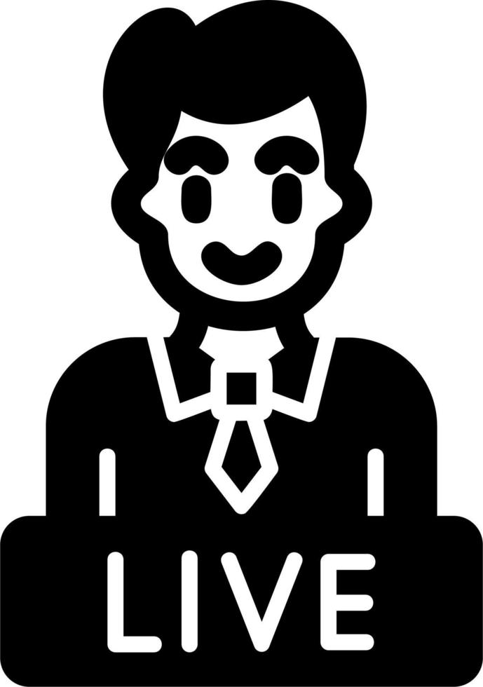 Live News Vector Icon