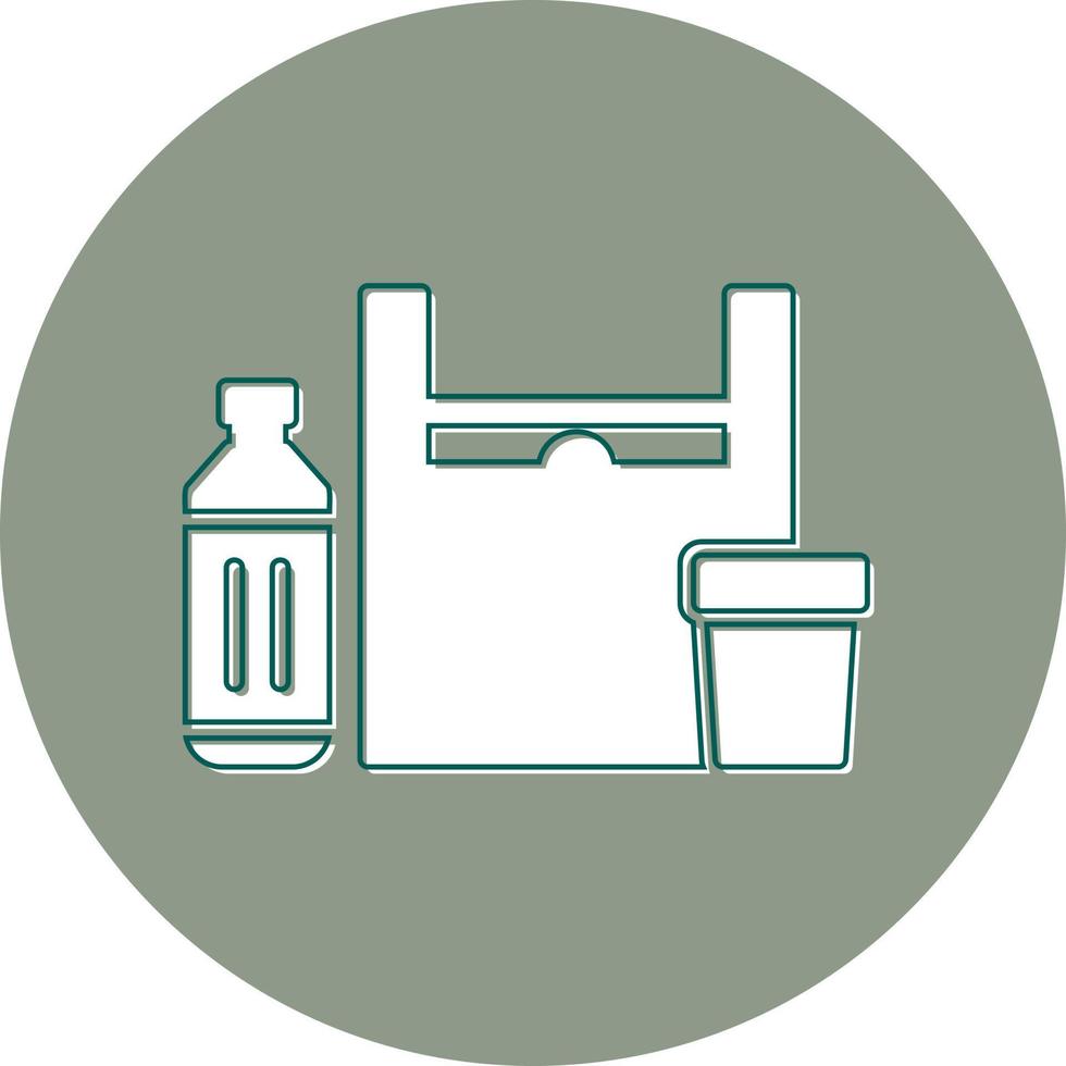 Plastic Vector Icon