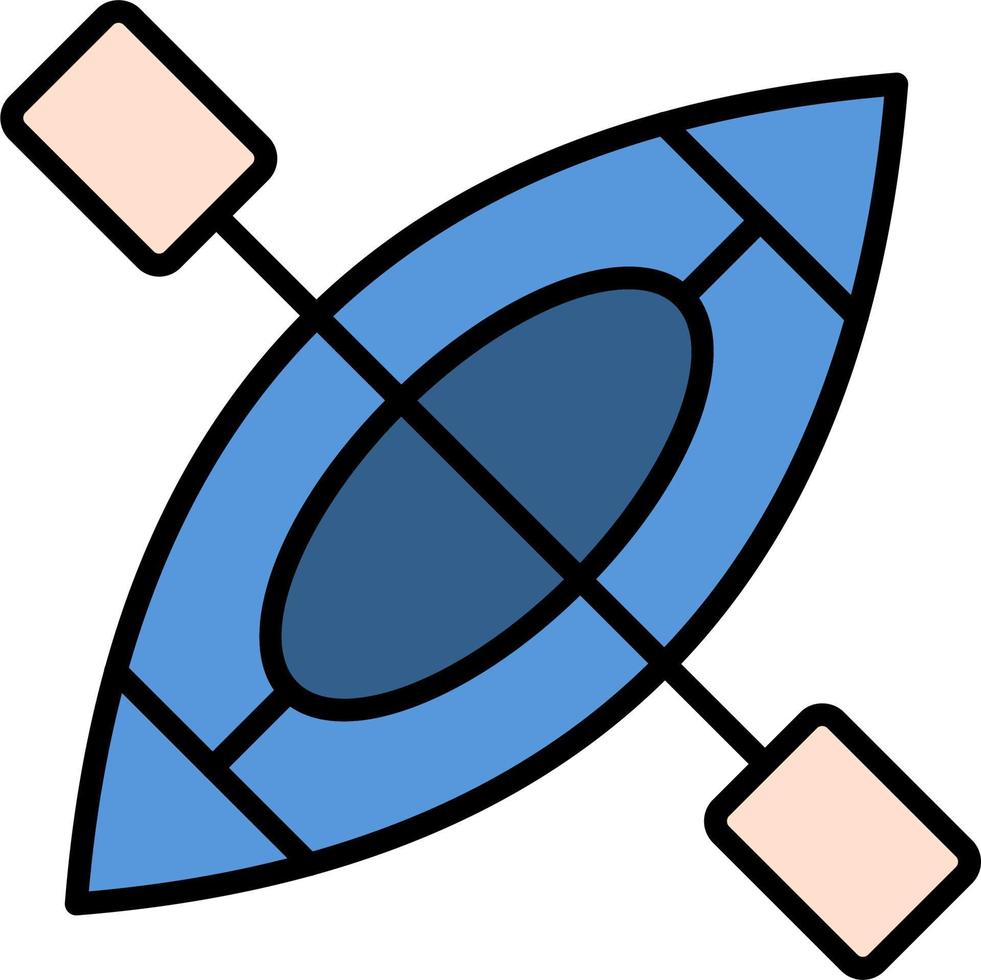 Kayak Vector Icon